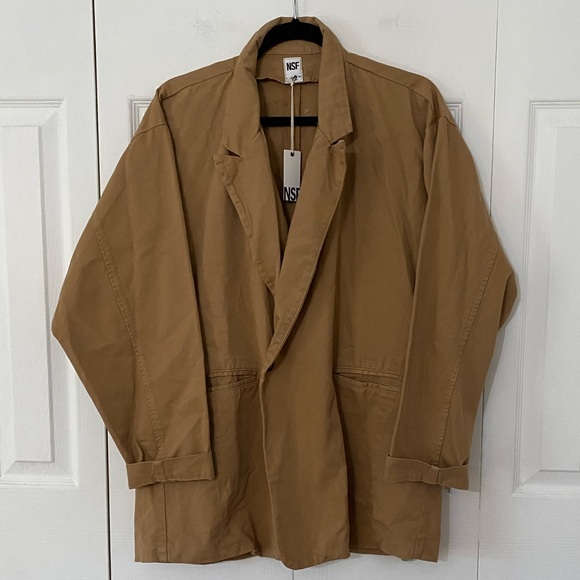 NWT NSF Blazer Jacket Shacket M - Picture 2 of 9